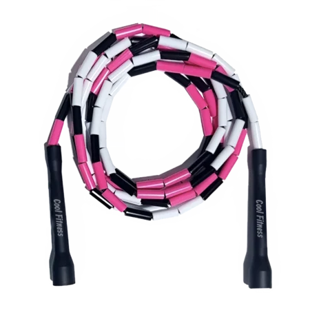 Cool Fitness Pink Zebra Dream Beaded Jump Rope