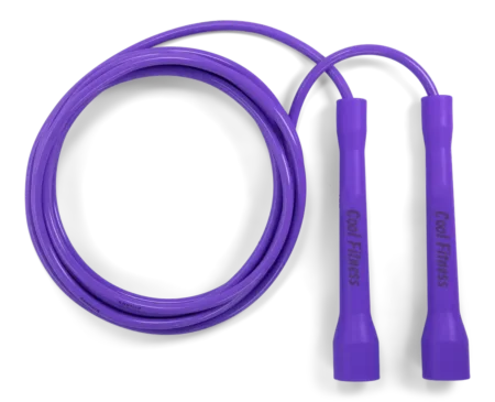 Cool Fitness Purple PVC Jump Rope Logo