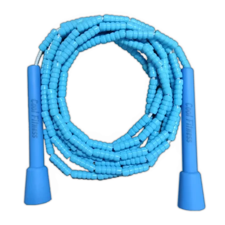 Skakanka Koralikowa dla Dzieci (Soft Beads) - Smurf Blue