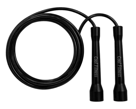 Skakanka Szybkościowa (PVC) - Czarna