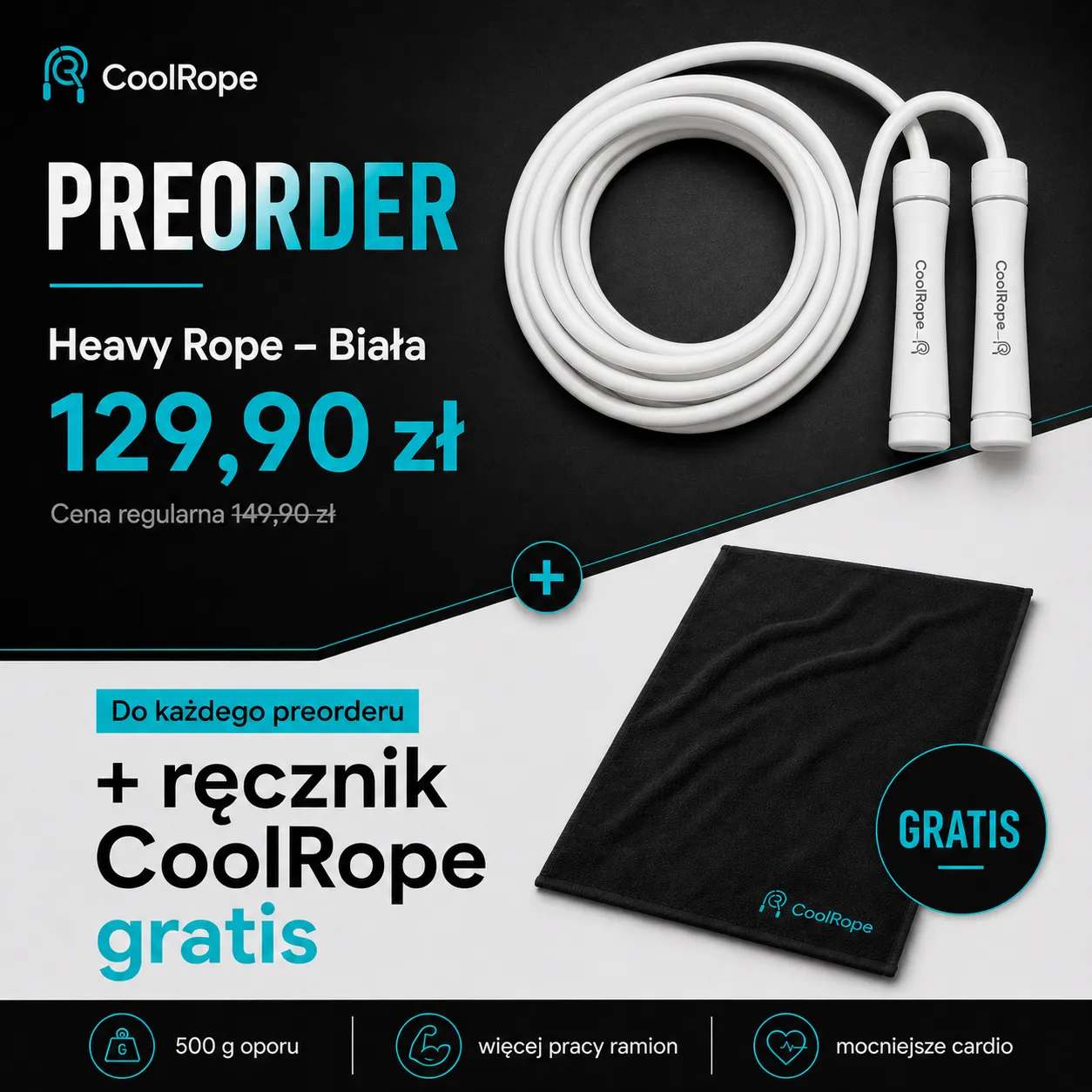 Ręcznik CoolRope gratis do preorderu Heavy Rope