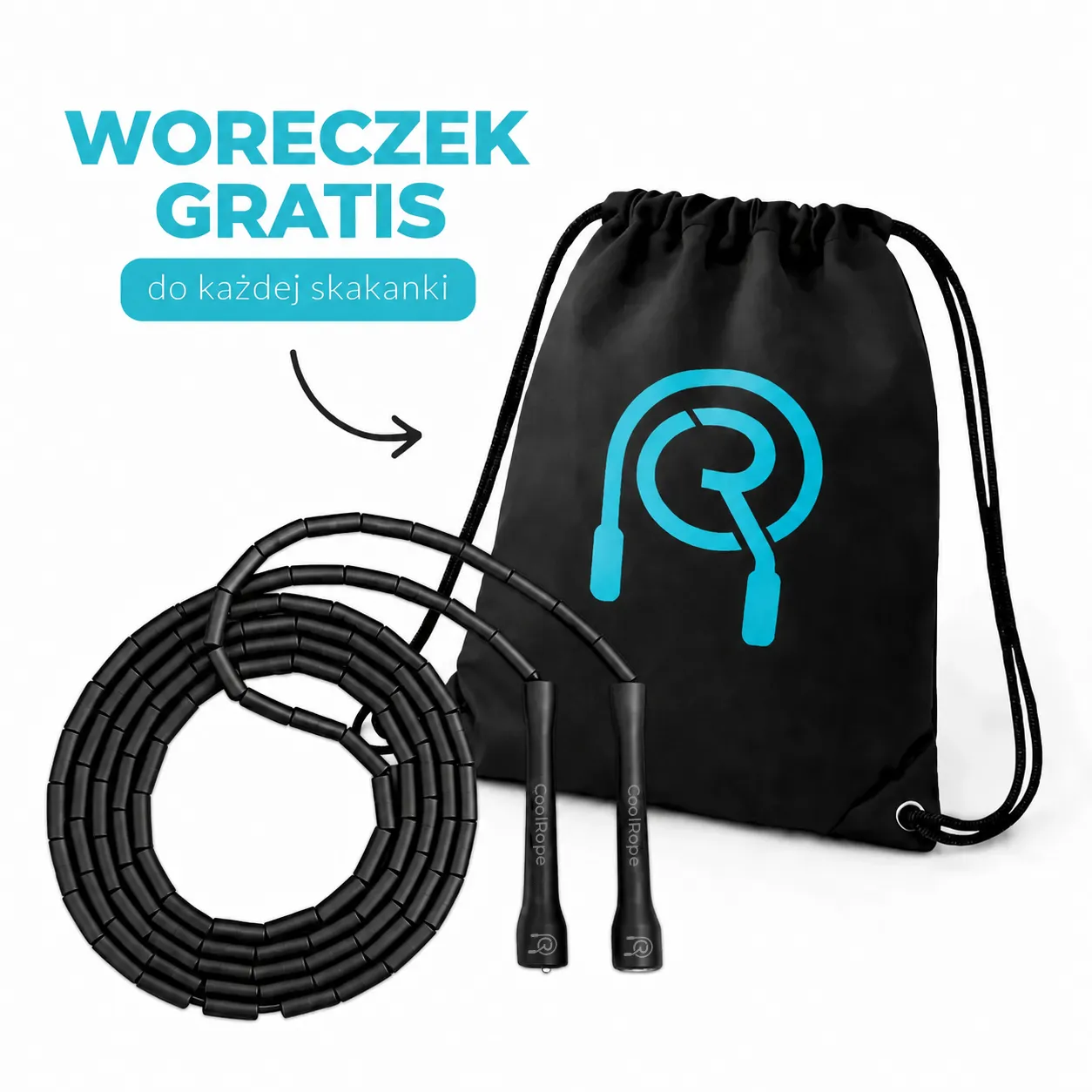Skakanka Koralikowa (Beaded Rope) - Blackout - NOWOŚĆ! - obrazek 5