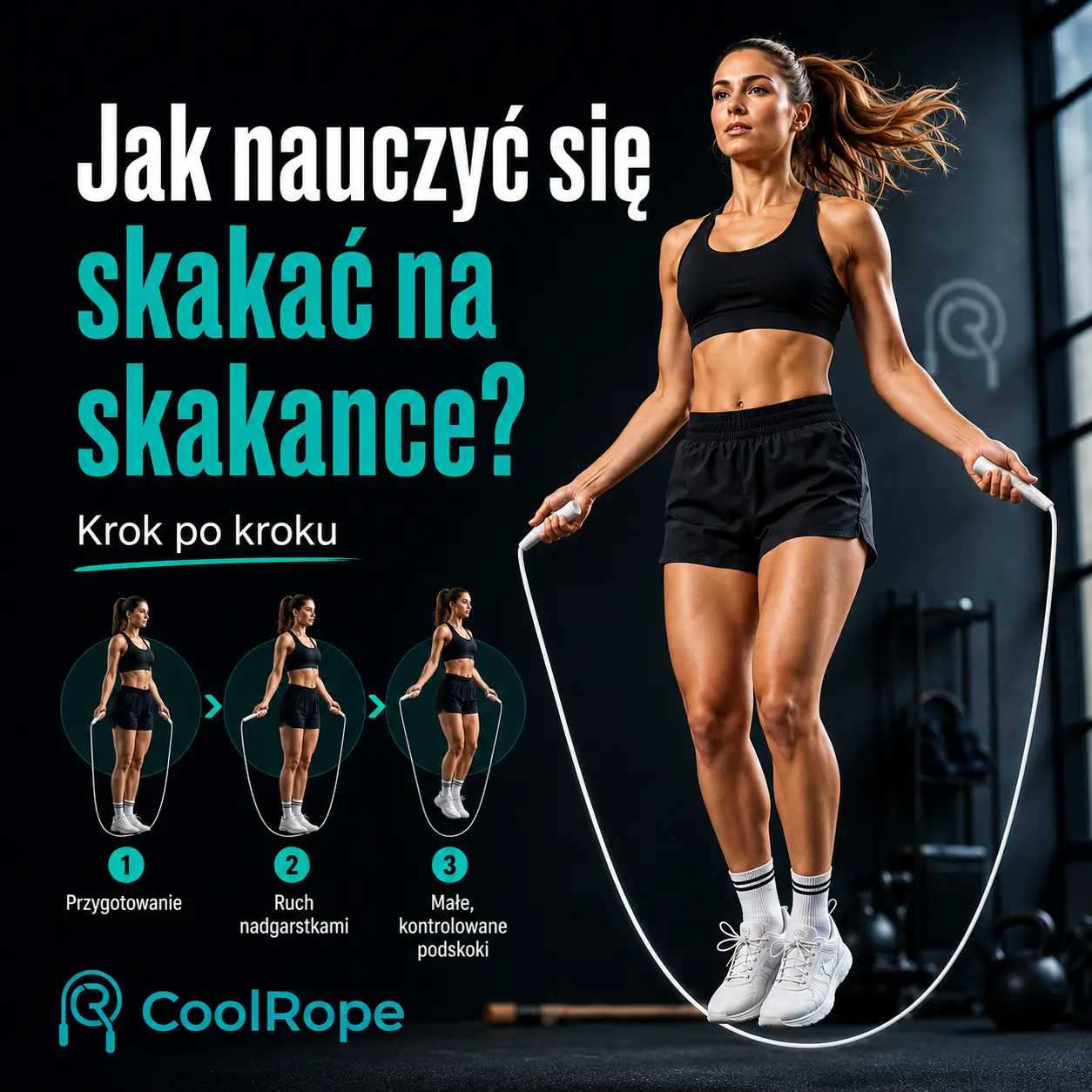 Jak nauczyć się skakać na skakance? Technika krok po kroku dla początkujących