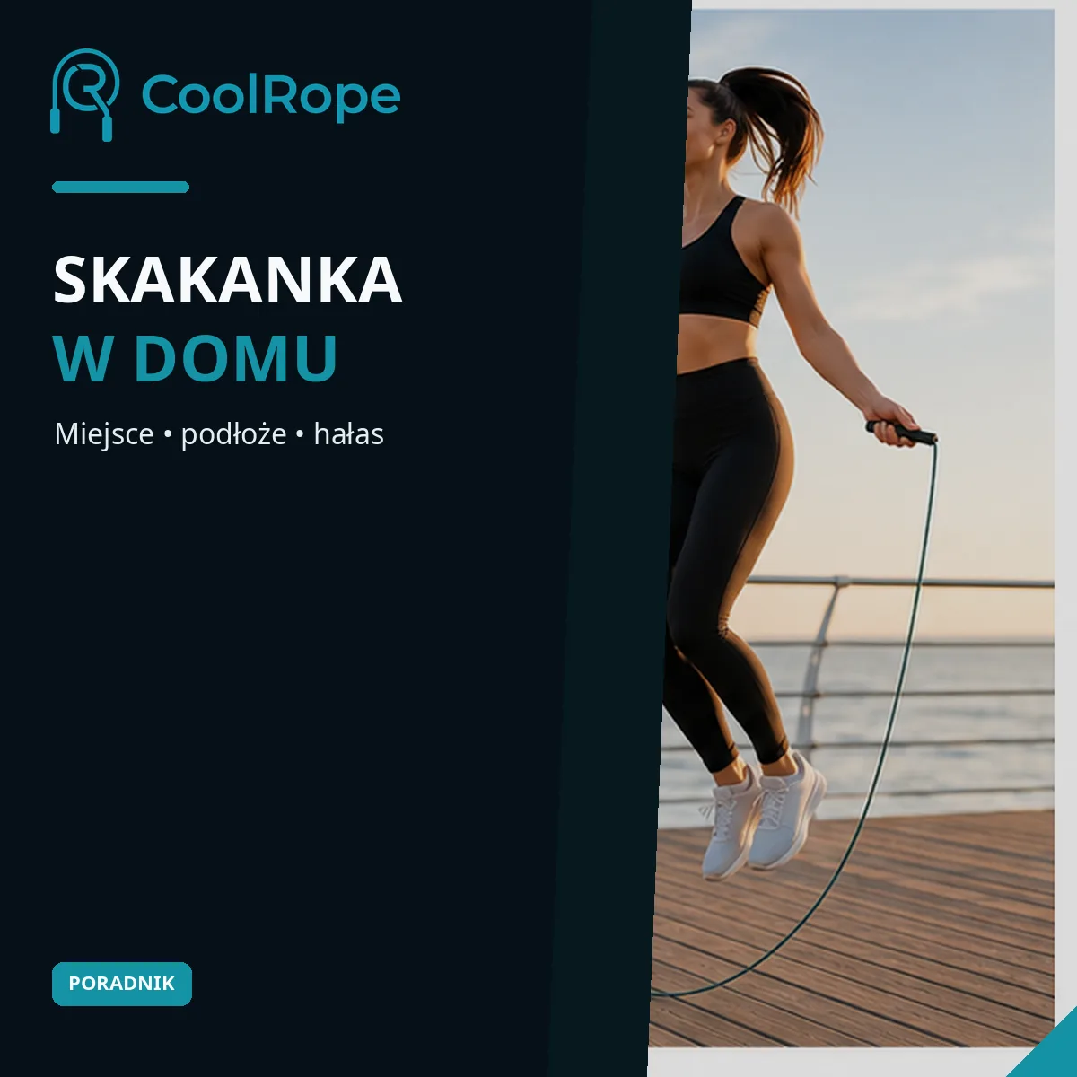 Jak skakać na skakance w domu? Miejsce, podłoże i hałas