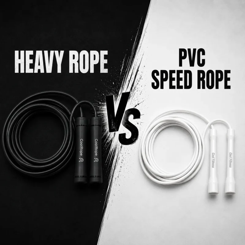 Heavy Rope vs PVC Speed Rope Kwadrat