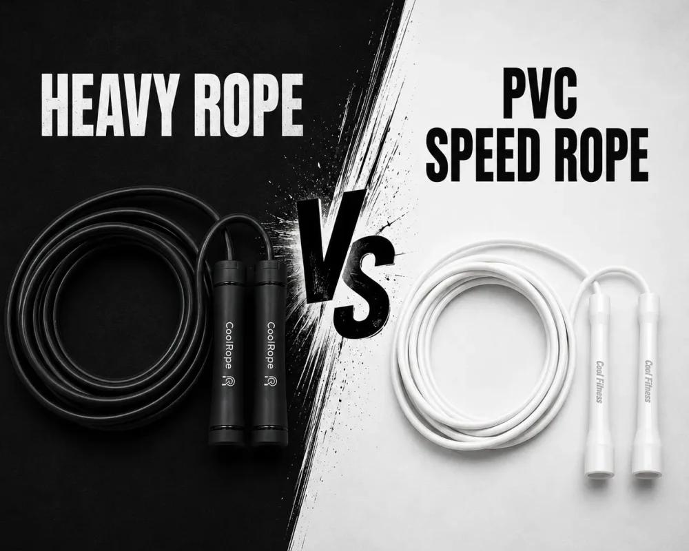 Heavy Rope vs PVC Speed Rope Kwadrat