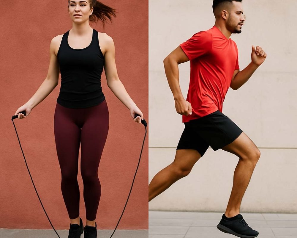 Skakanka vs Bieganie